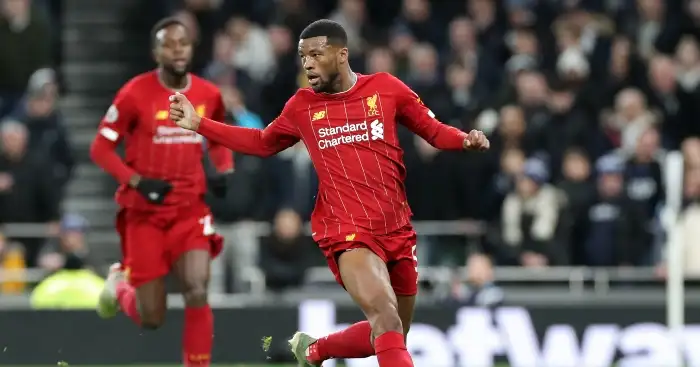 Gini Wijnaldum pulled down Maguire’s pants and hurled them into the wind