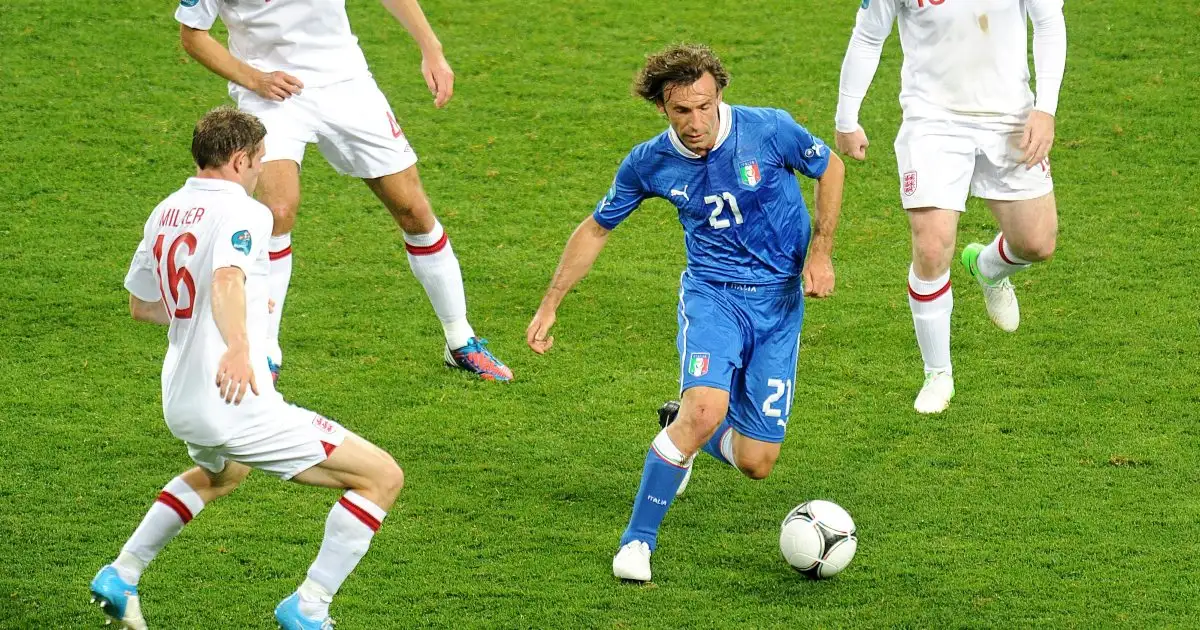 Andrea Pirlo destroyed England twice & we couldn’t help but enjoy it