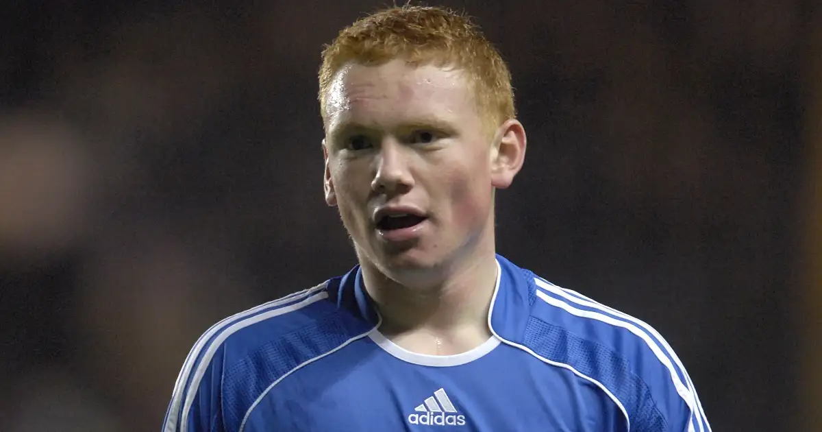 Former Leeds academy graduate Michael Woods in a FA Cup match, Chelsea vs Macclesfield, Stamford Bridge, London, 06 January 2007