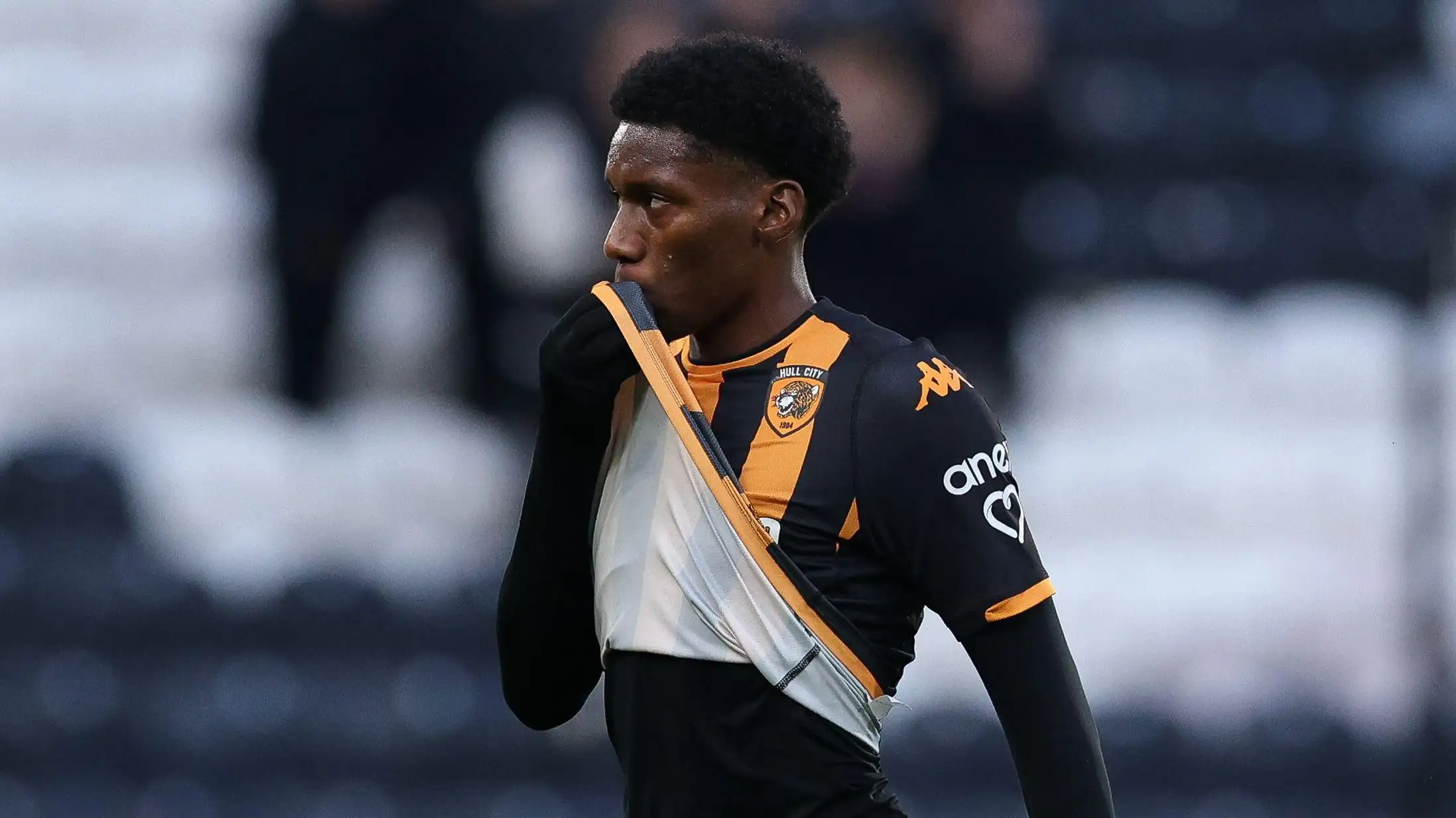 Jaden Philogene of Hull City.