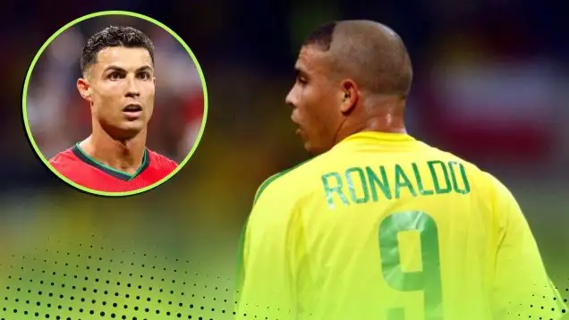 Ronaldo Nazario and Cristiano Ronaldo