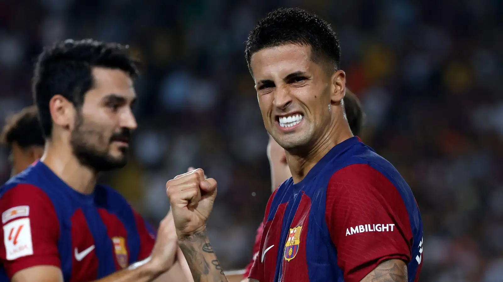 Three nutmegs in a row? Barcelona have redefined the rules of performance art