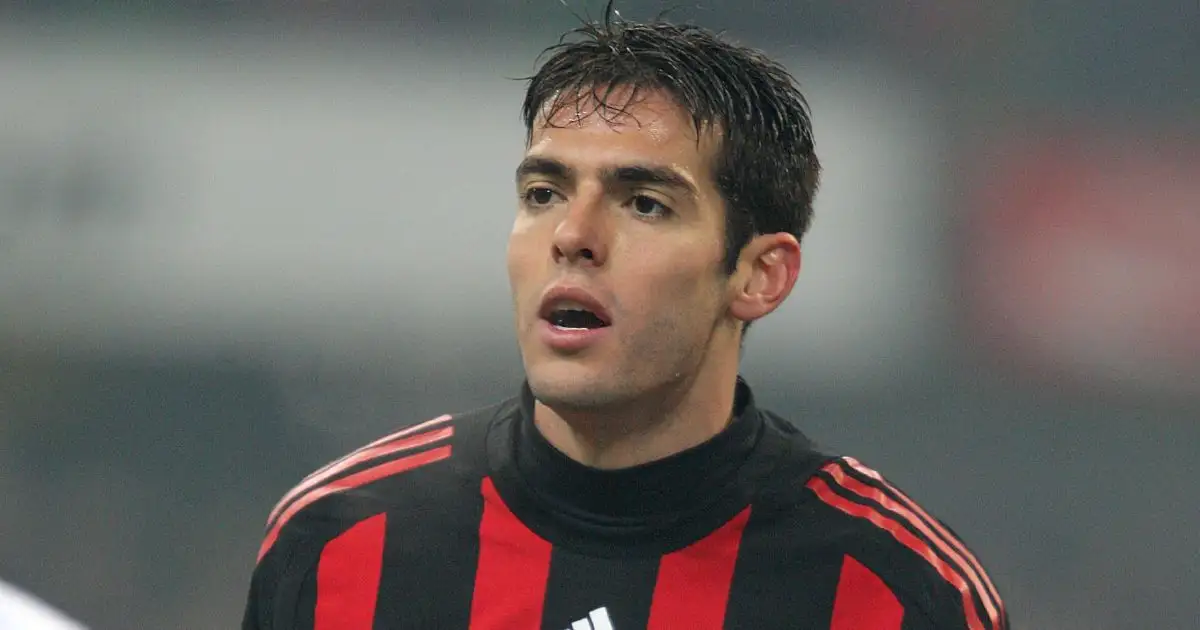 AC Milan's Kaka during the Serie A game v Fiorentina. Stadio Artemio Franchi, Florence, May 2009.