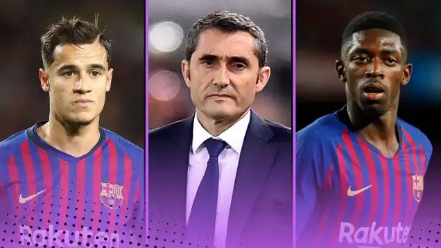 Philippe Coutinho, Ernesto Valverde, Ousmane Dembele