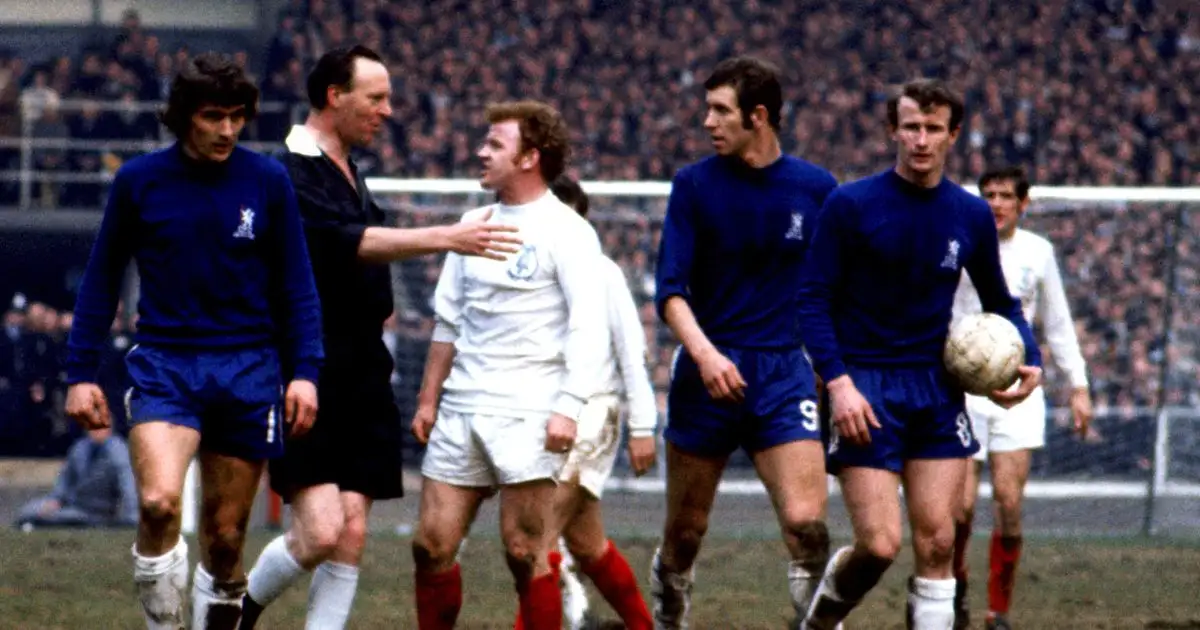 Leeds United's Billy Bremner during the 1970 FA Cup final against Chelsea, Wembley Stadium, London, 29th April 1970